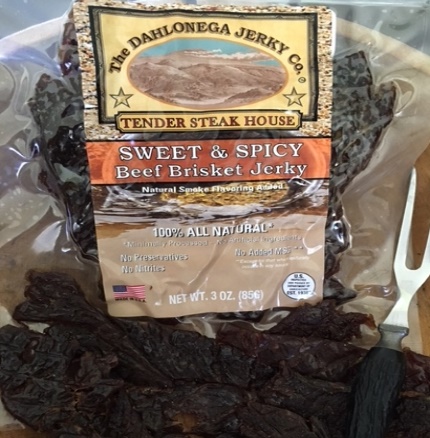 sweet and spicy beef brisket jerky